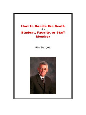 cover image of How to Handle the Death of a Student, Faculty, or Staff Member